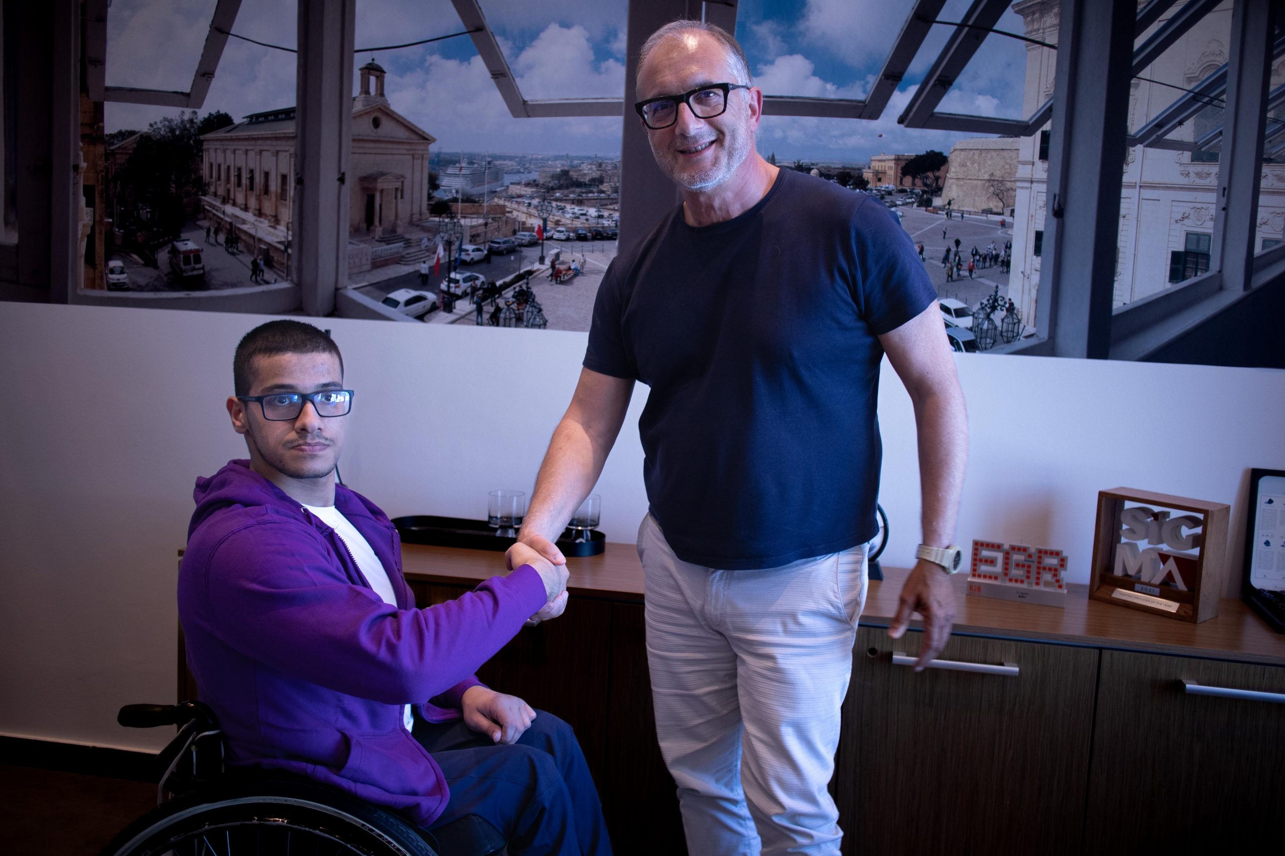 Nick Mercieca and CEO Christian Sammut